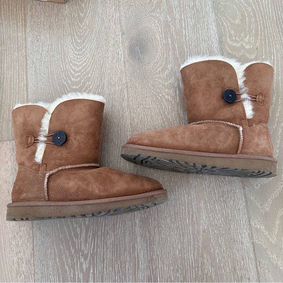 New in Box Bailey Button Il Boot Size 4 Kids Women 6 Camel Tan - Picture 4 of 8